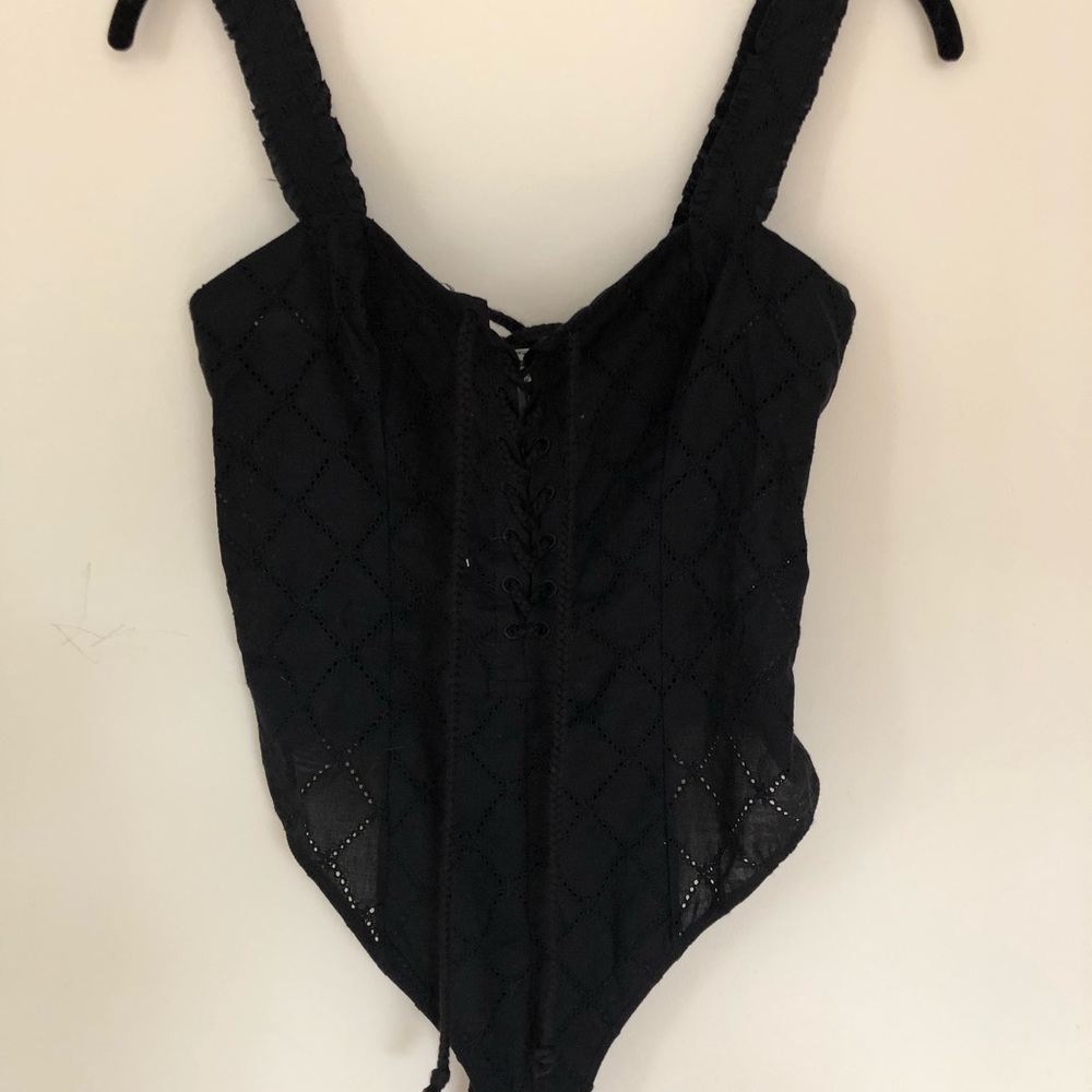 LACE FREE PEOPLE BODYSUIT - NEVER WORN